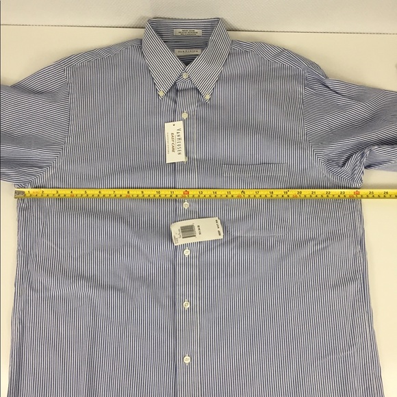 Van Heusen NWT Men’s Long Sleeve Shirt Size 16 1/2 - Picture 2 of 8